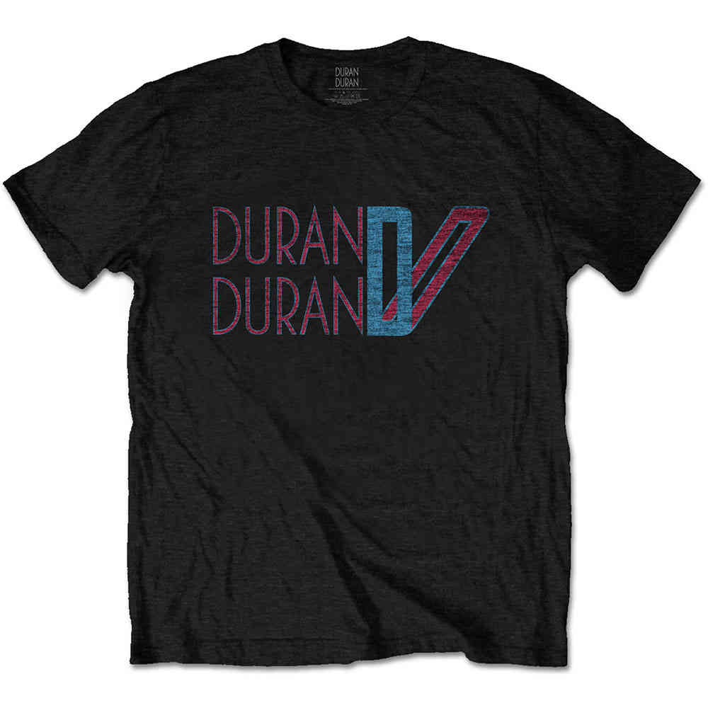 Duran Duran - Double D Logo Heren Tshirt - Zwart